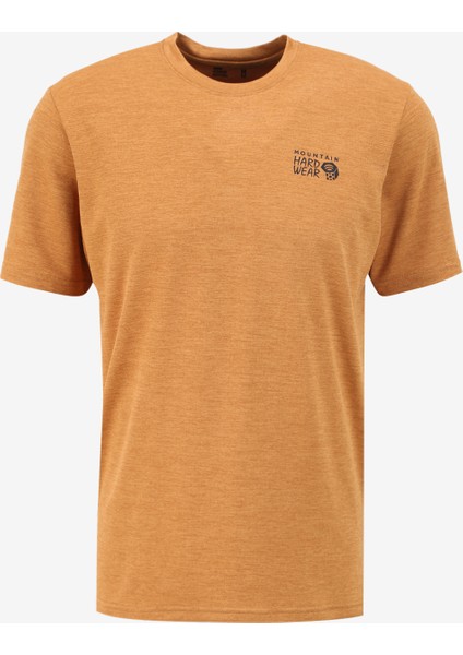 Turuncu Erkek O Yaka Normal Kalıp T-Shirt 2027891845_OM6180 Sunblocker Sleeve