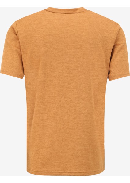 Turuncu Erkek O Yaka Normal Kalıp T-Shirt 2027891845_OM6180 Sunblocker Sleeve