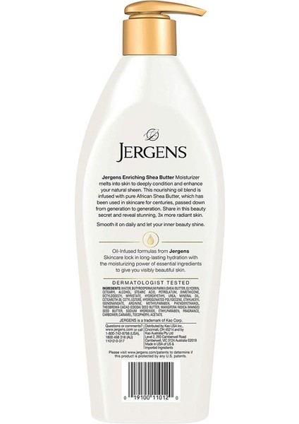 Shea Yağı Derinlemesine Bakım Losyonu 496ML