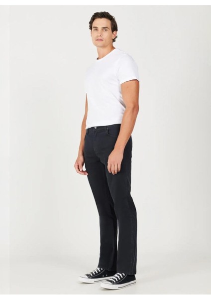 Normal Bel Regular Fit Siyah Erkek Chino Pantolon W121Y6100 Texas Non Denim Pantolon modelleri