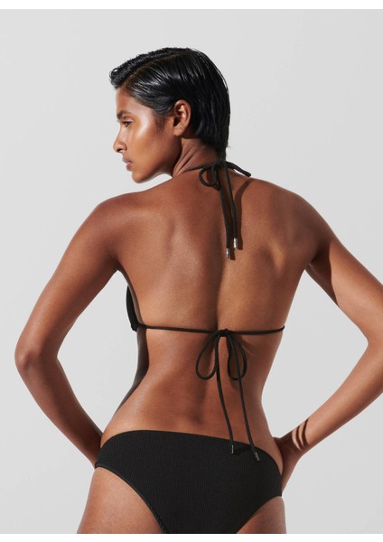 Siyah Kadın Bikini Üst 240W2201