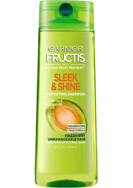 Fructis Sleek & Shine Şampuan 370ML