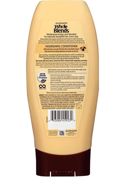 Whole Blends Avakado ve Shea Yağı Özlü Besleyici Saç Kremi 370ML
