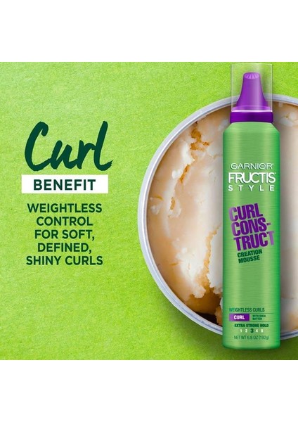 Fructis Curl Construct No:3 Bukle Belirginleştirici Saç Köpüğü 192gr