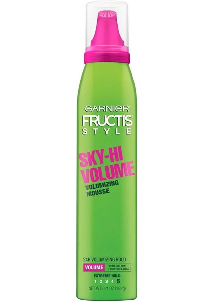 Fructis Sky-Hi No:5 Hacim Veren Saç Köpüğü 182gr