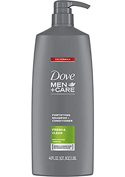 Men +Care Fresh & Clean 2in1 Şampuan ve Saç Kremi 1180ML