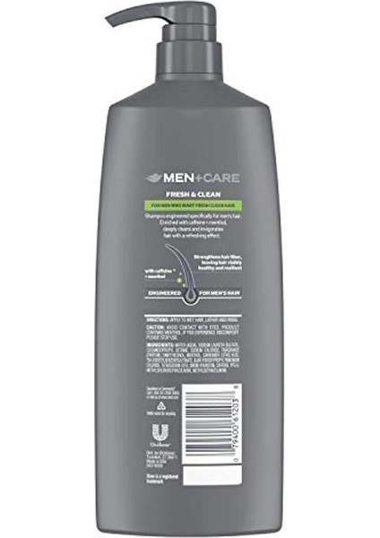 Men +Care Fresh & Clean 2in1 Şampuan ve Saç Kremi 1180ML