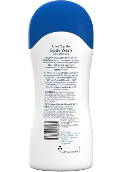 Cetaphil Ultra Nazik Yatıştırıcı Vücut Şampuanı 500ML