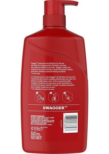 R/Z Swagger Vücut Şampuanı 887ML