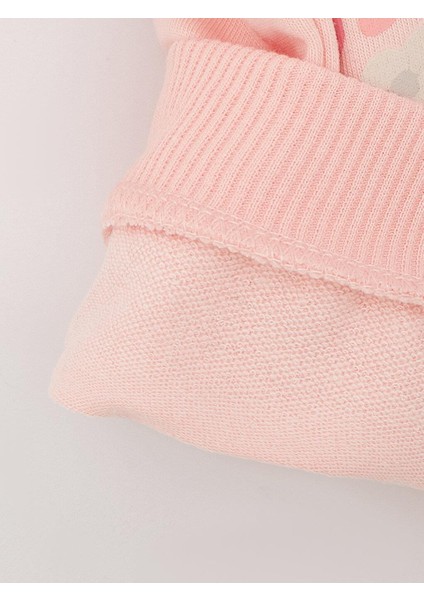 Lcw Baby Bisiklet Yaka Uzun Kollu Baskılı Kız Bebek Sweatshirt 2'li