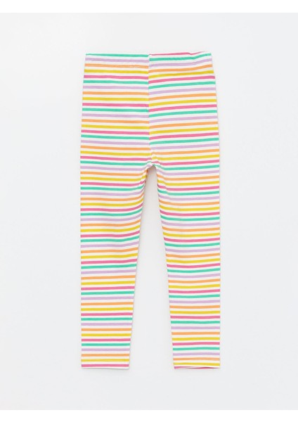 Lcw Baby Beli Lastikli Çizgili Kız Bebek Tayt 2'li indirimleri