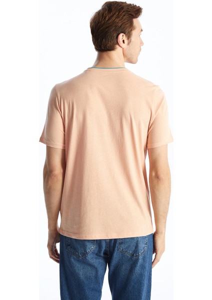 Lcwaıkıkı Classic Bisiklet Yaka Kısa Kollu Baskılı Penye Erkek Tişört indirimleri