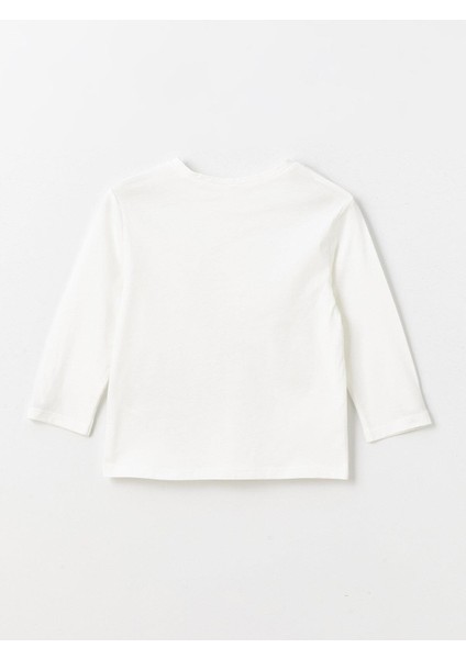 Lcw Baby Bisiklet Yaka Baskılı Uzun Kollu Kız Bebek Tişört fiyatları