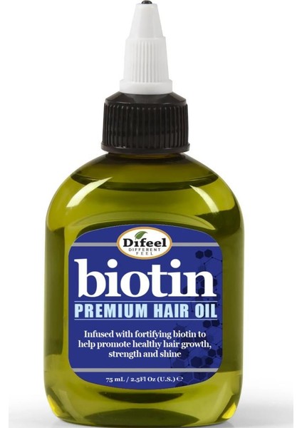 Biotin İnce ve Yavaş Uzayan Saçlara Özel Saç Bakım Yağı 75ML