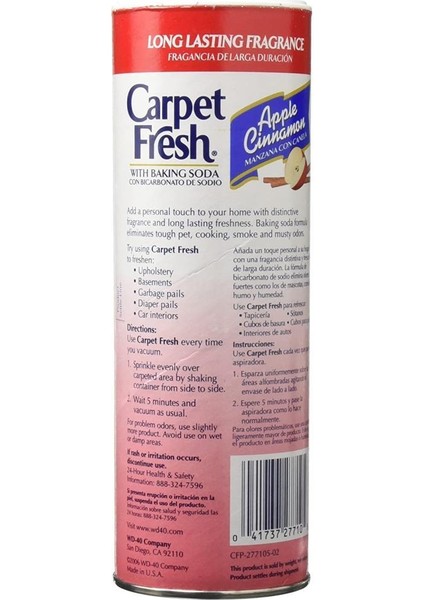 Apple Cinnamon Halı ve Oda Kokusu Toz 396GR
