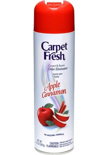 Carpet Fresh Apple Cinnamon Halı ve Oda Kokusu Köpük Sprey 297GR