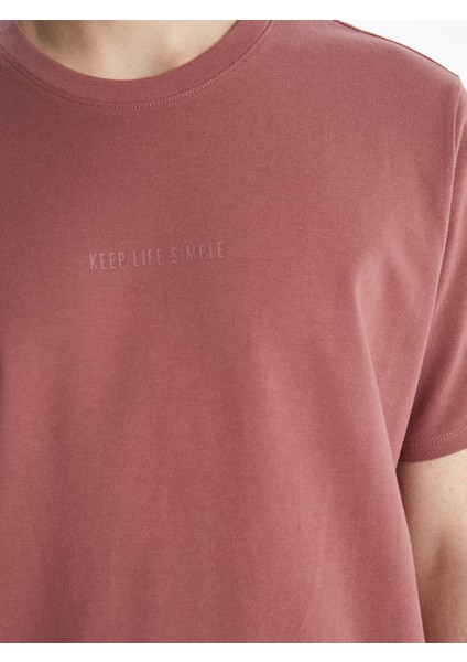 Lcw Casual Bisiklet Yaka Kısa Kollu Baskılı Erkek Tişört fırsatları