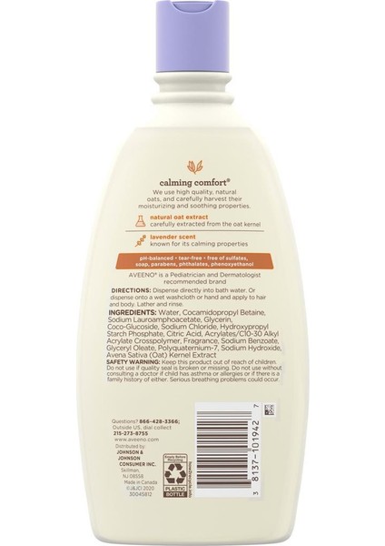 Baby Lavender Vanilla Banyo Bakımı 532ML fiyatları