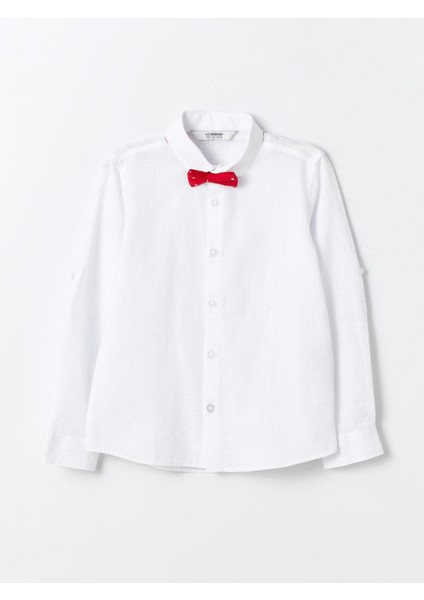 Lcw Kids Basic Uzun Kollu Erkek Çocuk Gömlek ve Papyon modelleri