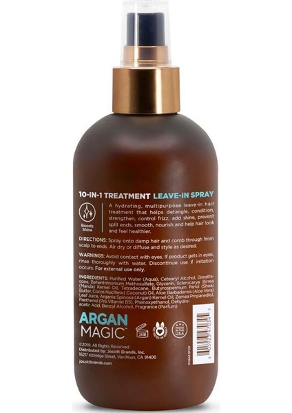 Argan Magic 10-In-1 Çok Amaçlı Saç Bakım Spreyi 236 ml