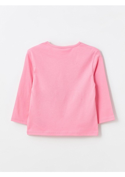 Lcw Baby Bisiklet Yaka Uzun Kollu Kız Bebek Tişört 2'li fırsatları