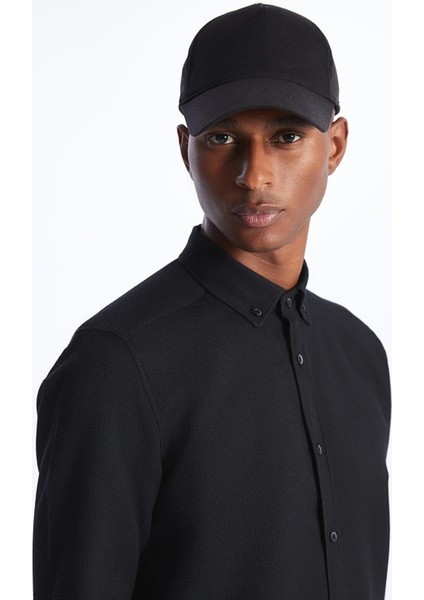 Lcw Vision Slim Fit Uzun Kollu Armürlü Erkek Gömlek