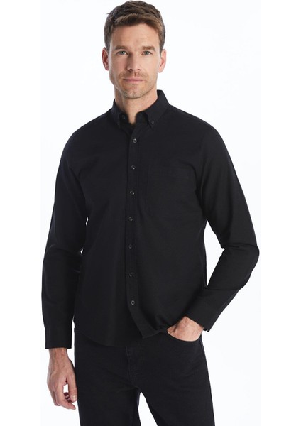 Lcwaıkıkı Classic Regular Fit Uzun Kollu Oxford Erkek Gömlek