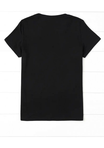 Kadın Kısa Kollu Ayıcık Baskılı Viskon T-Shirt fiyatları