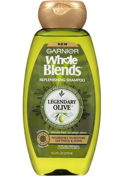 Whole Blends Zeytinyağı Özlü Silikonsuz Yenileyici Şampuan 370ML