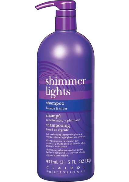 Shimmer Lights Sarı ve Gri Saçlar İçin Şampuan 931ML
