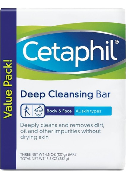 Cetaphil Derinlemesine Temizleyici Sabun 3x127GR