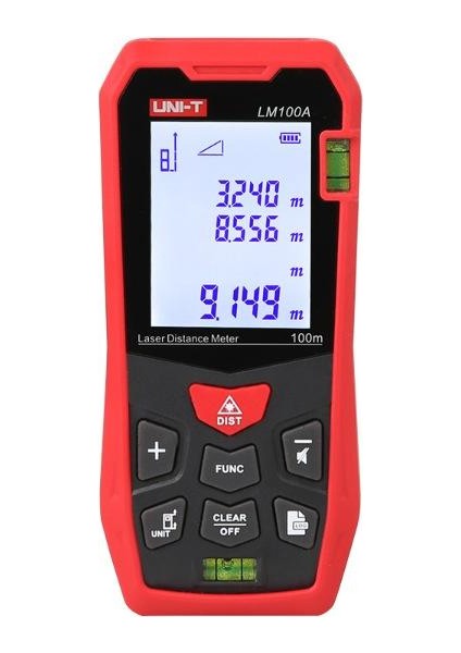 Lm 100A 100 mt Lazer Mesafe Metre Ölçer Ölçüm Aleti