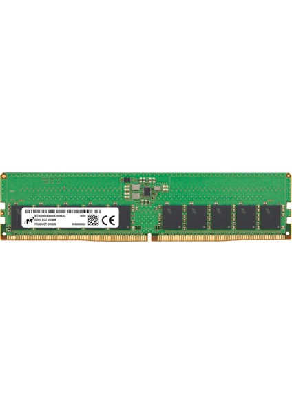 Ddr5 Ecc Udımm 32GB 2rx8 4800 CL40 Server Ram Bellek MTC20C2085S1EC48BR