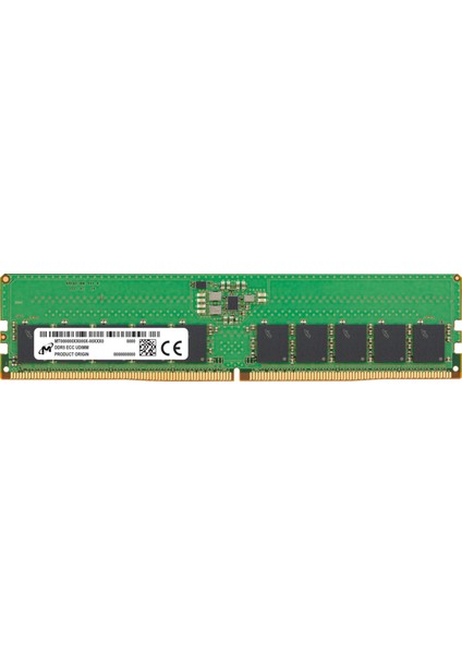 Ddr5 Ecc Udımm 32GB 2rx8 4800 CL40 Server Ram Bellek MTC20C2085S1EC48BR