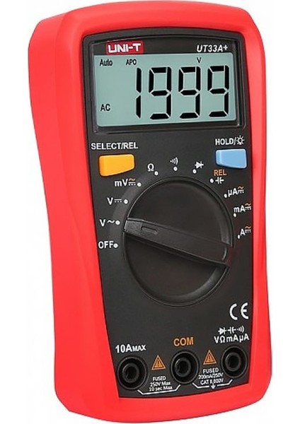 Unı-T Ut 33A+ 600V Avuç Içi Dijital Multimetre Ölçü Aleti
