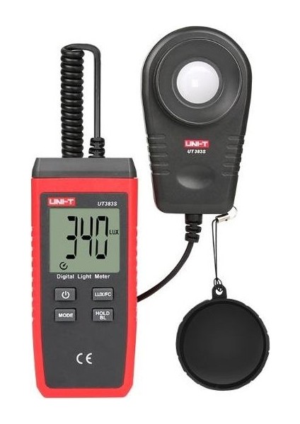 Ut 383S Dijital LuxMetre Fotoelektrik Işık Şiddeti Ölçer Ölçü Aleti