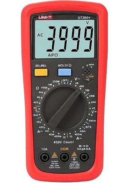Ut 39A+ Dijital Multimetre El Tipi Dijital Ölçü Aleti