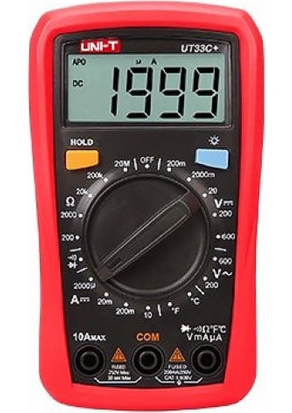 Ut 33C+ 600V Dijital Multimetre Avuç Içi Dijital Ölçü Aleti