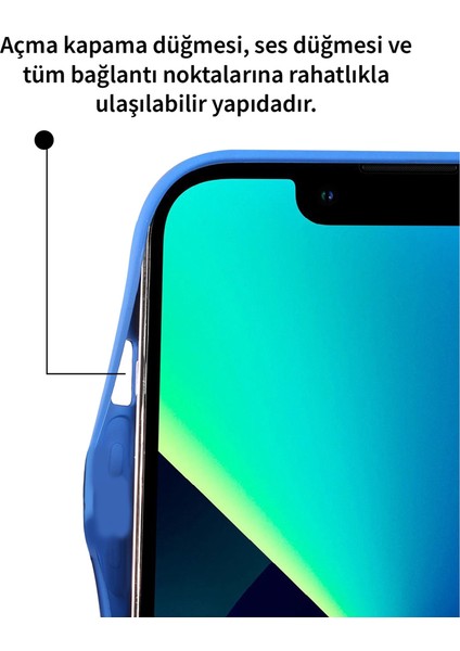 iPhone 13 Pro Max Dapper Seri Kamera Korumalı Airbag Kapak