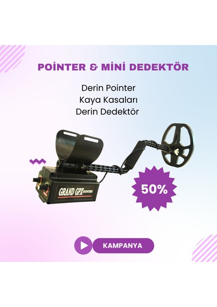 Hunter Pointer & Dedektör (2in1 - 2 Özellik Birarada)