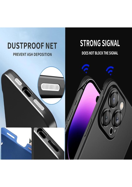 iPhone 15 Pro Former Seri Kamera Korumalı Sert Kapak