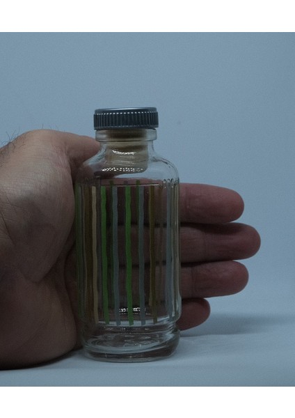 Oda Kokusu 100 ml (5 Adet) Çizgili Bambu Boş