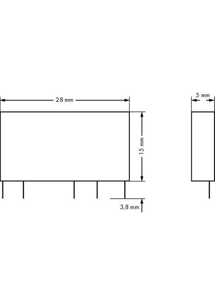 857-152 Plc Röle, Ray Tipi, 6mm, Takılabilir Röle, 6A, 1 Değiştirici Kontak, Dc 24 V, Yedek Röle