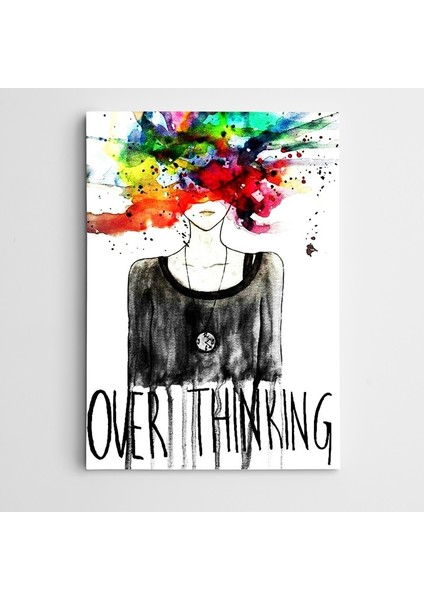 Düşünceler Modern Sanat Kanvas Tablo