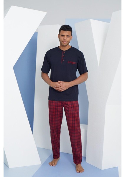 Erkek Kısa Kol Pijama Takımı 2118