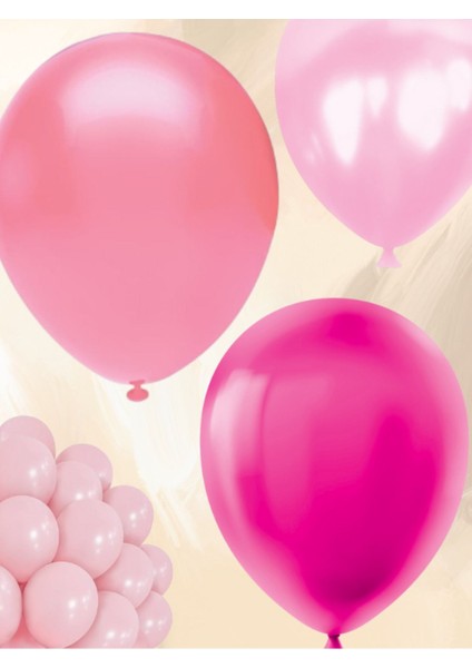 100 Adet Balon - Masa Eteği - Masa Örtüsü - Happy Birthday Banner - Balon Zinciri fiyatları