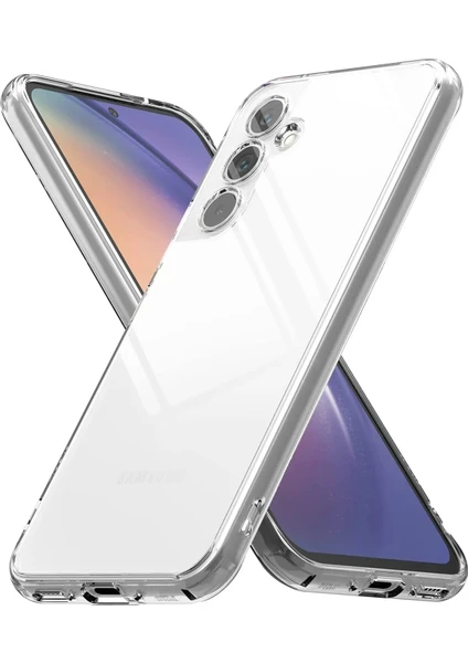 Deppo Trend Samsung Galaxy A54 Uyumlu Kılıf Kamera Çıkıntlı Korumalı Darbe Önleyici Şeffaf Esnek Renksiz Transparan Koruyucu Silikon Kapak