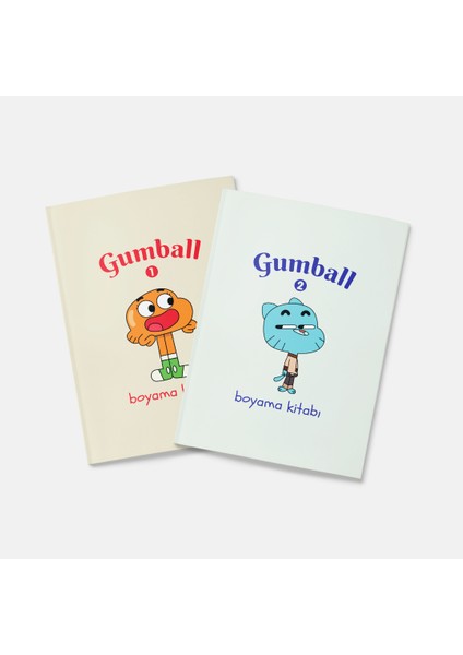 Gumball Boyama Kitabı 2'li Set