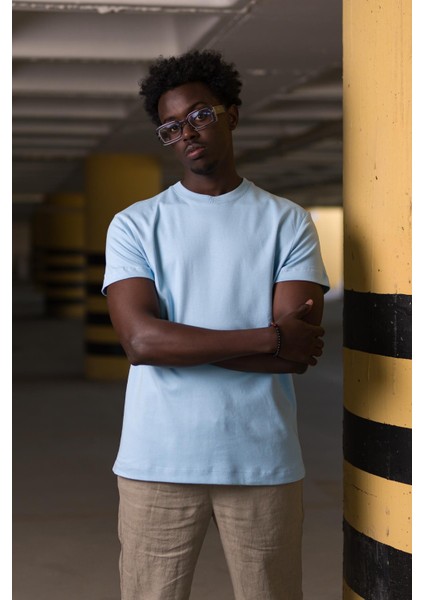 Bisiklet Yaka %100 Pamuklu Basic Oversize (Geniş Model) T-Shirt fiyatları