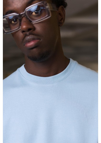 Bisiklet Yaka %100 Pamuklu Basic Oversize (Geniş Model) T-Shirt indirimleri